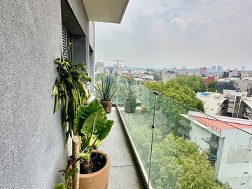 RENTA DEPARTAMENTO AMUEBLADO  VISTA PANORAMICA ,COLONIA HIPODROMO