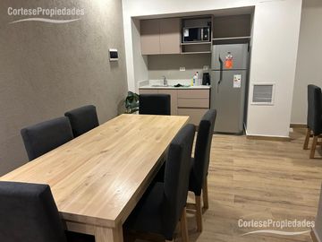 Departamento monoambiente en alquiler, con balcon y aire acondicionado