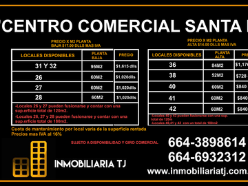 Tu próximo negocio comienza aquí – Locales nuevos en Plaza Comercial Santa Fe