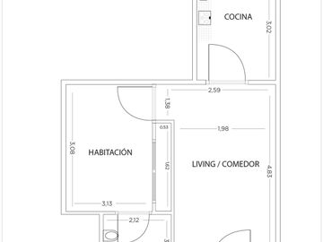 Venta Villa Del Parque 2 ambientes ideal renta