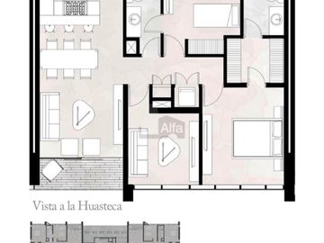 Departamento en venta o renta, Torre Lanka, Bosque de la Huasteca, Santa Catarina, Nuevo León.