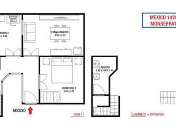 Departamento 3 amb tipo ph venta Monserrat