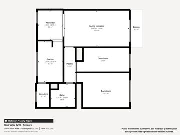 VENTA DPTO 3 AMB C/BALCON MUY LUMINOSO -CABALLITO-