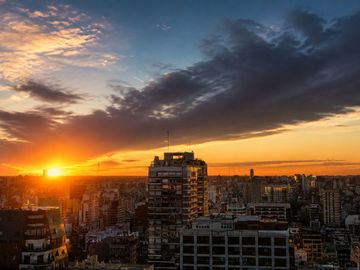 Penthouse Belgrano 3 plantas Terraza y vista rio