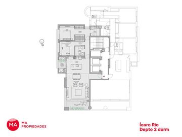 Departamento 3 dormitorios con vista al río y 2 cocheras - Av. Rivadavia 2600, Pichincha | Venta