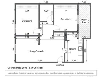Venta Departamento 3 ambientes - Apto Crédito