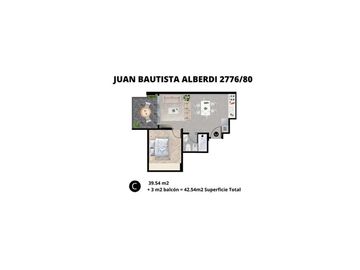 VENTA DEPTO 2 Amb EN POZO AV.ALBERDI 2700 FLORES