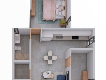 Último Departamento (1R) en Venta en Atala Apartments, Dzitya