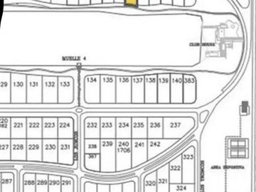 LOTE EN VENTA CON VISTA AL LAGO 1503 M2