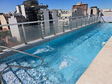 Depto 2 amb en venta con cochera Parque Chacabuco