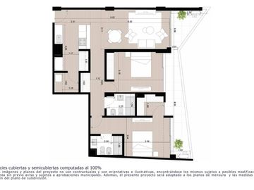 Venta Departamento 3 Ambientes en Parque Patricios