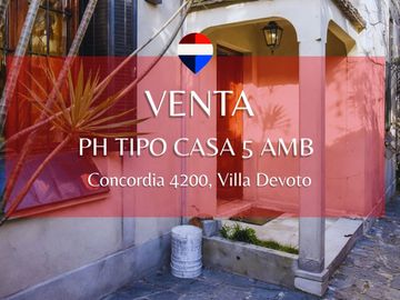 PH TIPO CASA 5 AMBIENTES VENTA VILLA DEVOTO