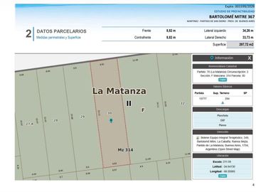 Terreno Venta PB+7 Pisos Centro Ramos Mejía