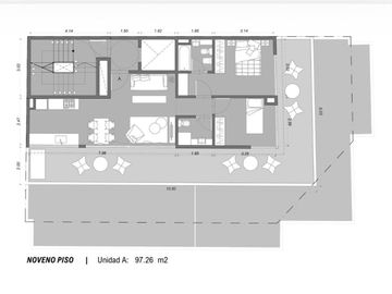 VTA POZO BELGRANO MONOAMBIENTE BALCON AMENITIES