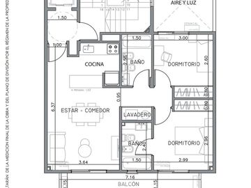 Venta 3 Ambientes 2 baños ESTRENAR Balcón Belgrano