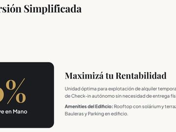 VENTA MONOAMBIENTE POZO PALERMO HOLLYWOOD MORE III