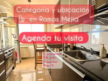 VENTA DEPARTAM 2 AMB RAMOS MEJIA BALCON AMENITIES