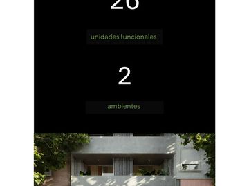 DEPARTAMENTO DOS AMBIENTES VILLA CRESPO ANTICIPO