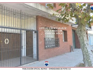 VENTA CASA EN AVELLANEDA  AVENIDA ROCA A RECICLAR