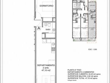 DEPARTAMENTO VENTA DOS AMBIENTES EN POZO EN NÚÑEZ