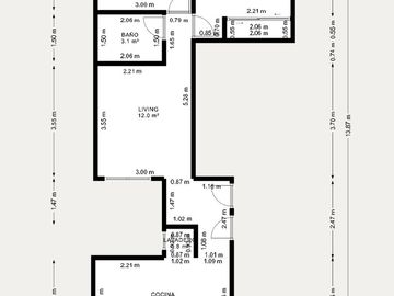 Departamento 3 ambientes venta Palermo CABA