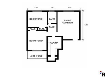VENTA DEPTO 3 AMB FLORESTA APTO CREDITO ASCENSOR