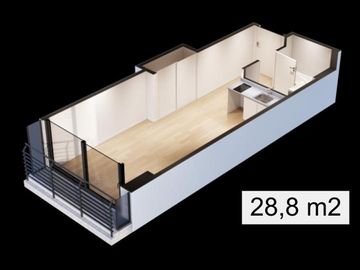 VENTA Monoambiente Balcon Barracas Full Amenities