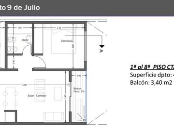 Departamento Venta 3 Amb Balcon Financia