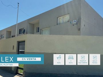 VENTA DÚPLEX 2 DORMITORIOS, AMULUEN 105, PLOTTIER