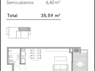 DEPARTAMENTO VENTA MONOAMBIENTE VILLA CRESPO