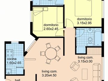VENTA DEPTO 3 AMBIENTES AL FRENTE C/ BALCON FRANC