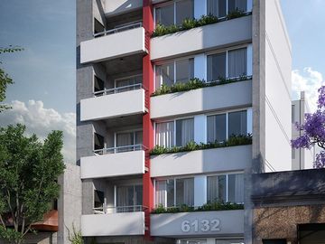 Monoambiente 4to piso - Balcón con Parrilla!
