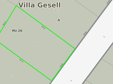 VENTA LOTE MULTIFAMILIAR VILLA GESELL
