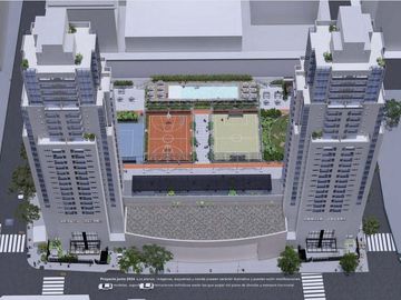 DPTO 2 AMBIENTES A ESTRENAR EN HUMAN ABASTO TOWERS