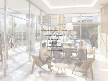 DPTO 2 AMBIENTES A ESTRENAR EN HUMAN ABASTO TOWERS