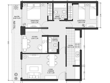 DEPTO EN VENTA 4 AMB CON BALCON CABALLITO RENOVADO