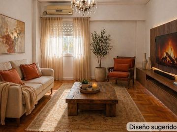 Venta departamento 4 amb en Monte Castro luminoso