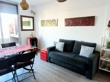 ALQUILER 3 AMB AMOBLADO PISO ALTO BALCON PARRILLA