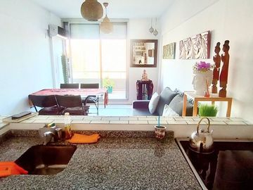 ALQUILER 3 AMB AMOBLADO PISO ALTO BALCON PARRILLA