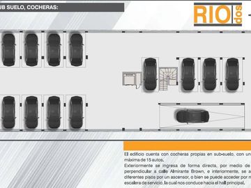 VENTA DPTO UN DORMITORIO CON COCHERA EDIFICO RIO2