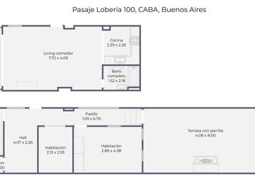 PH 3 AMBIENTES CON TERRAZA PARRILLA Y LAVADERO