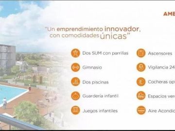 Venta Depto estrenar 2Amb Complejo Solares Moreno