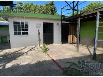 TERRENO TECHADO EN RENTA EN COL. JOSE MA MORELOS, ALTAMIRA TAMAULIPAS.