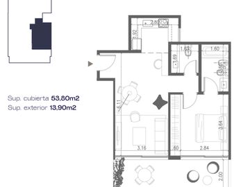 VENTA DPTO 2 AMB PALERMO AMENITIES PREMIUM
