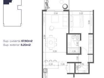 VENTA DPTO 2 AMB PALERMO AMENITIES PREMIUM