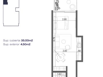 VENTA DPTO MONOAMBIENTE PALERMO AMENITIES PREMIUM