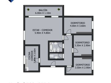 VENTA CABALLITO 4 AMBS. FRENTE BALCON COCHERA