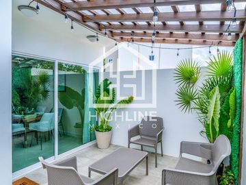 CASA EN VENTA EN PLAYA DEL CARMEN 3 HABITACIONES GYM, CASA CLUB ALBERCA, AREA GRILL, ROI, PLUSVALIA