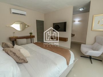 CASA EN VENTA EN PLAYA DEL CARMEN 3 HABITACIONES GYM, CASA CLUB ALBERCA, AREA GRILL, ROI, PLUSVALIA