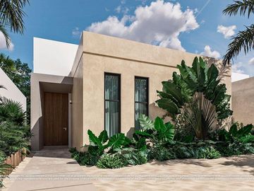 CASAS DE UNA PLANTA EN PRE VENTA EN PRIVADA PUERTO DORADO, CHELEM.